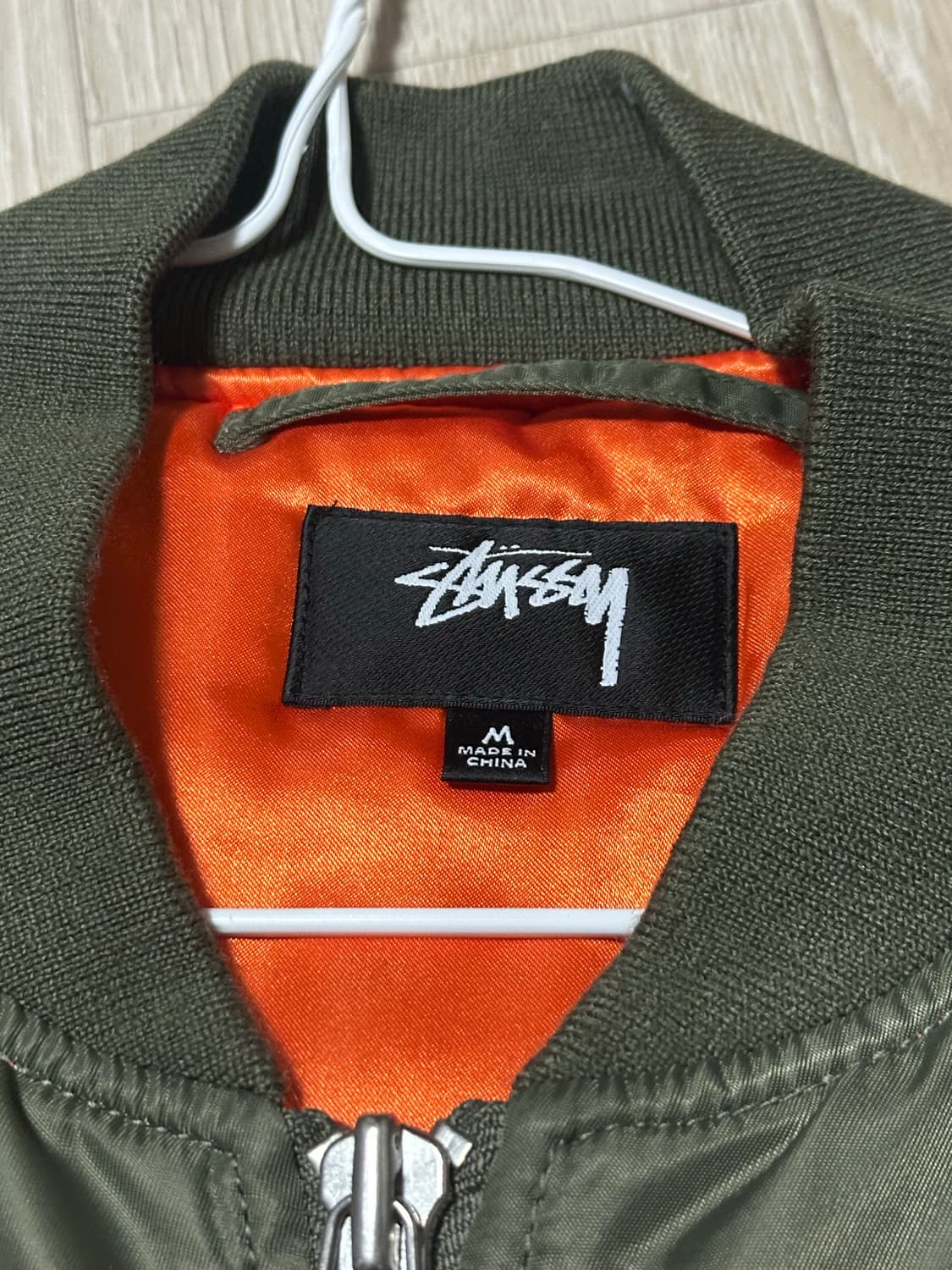 [M]스투시 x CDG MA-1 자켓 올리브 상품이미지3