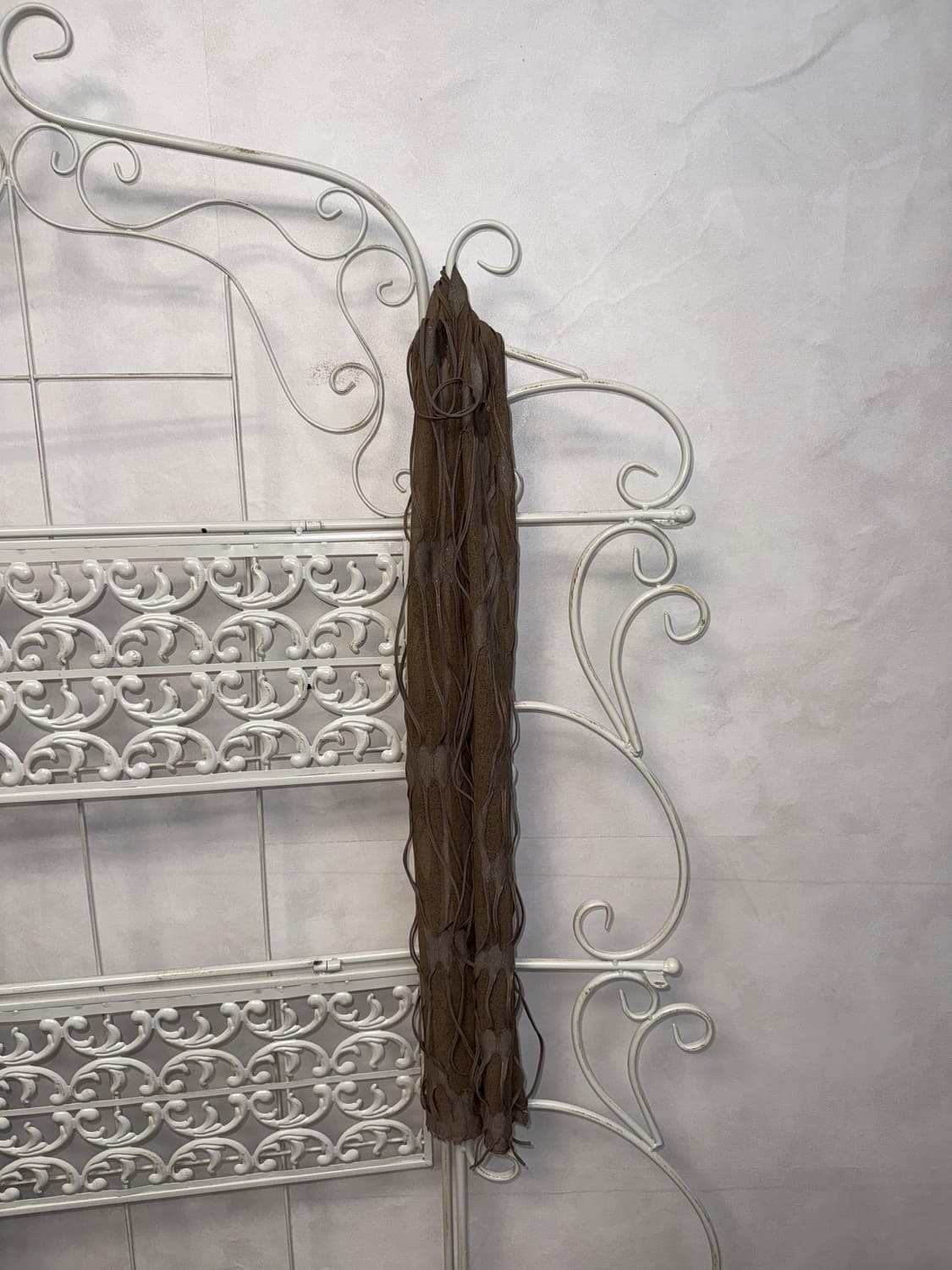 Ash brown glitter grunge damage scarf 상품이미지4