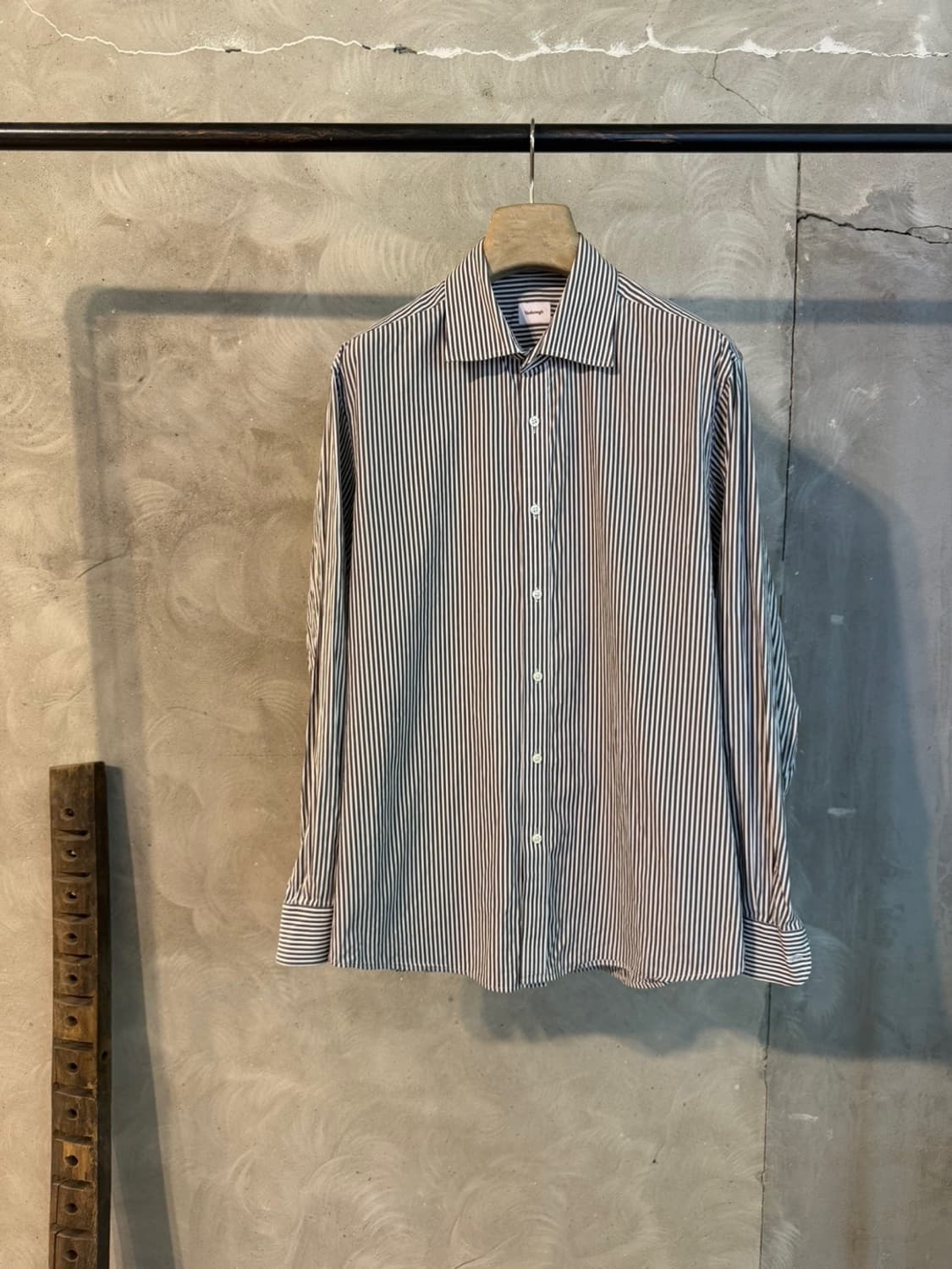 밴브루 스트라이프 셔츠 남성100 상품이미지10