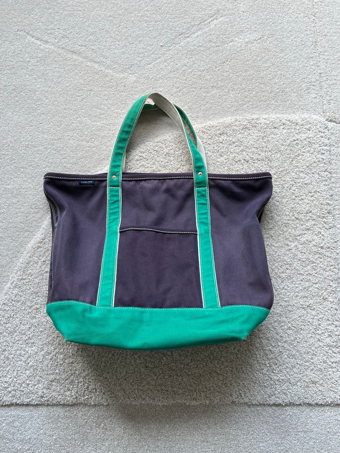 랜즈앤드 캔버스 숄더 토트백 상품이미지2