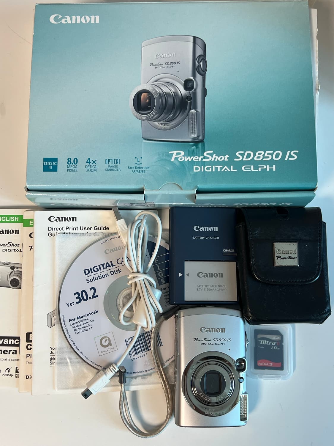 *토모토모픽/풀박스*canon 익시 810/익서스950 빈티지 디카 상품이미지5