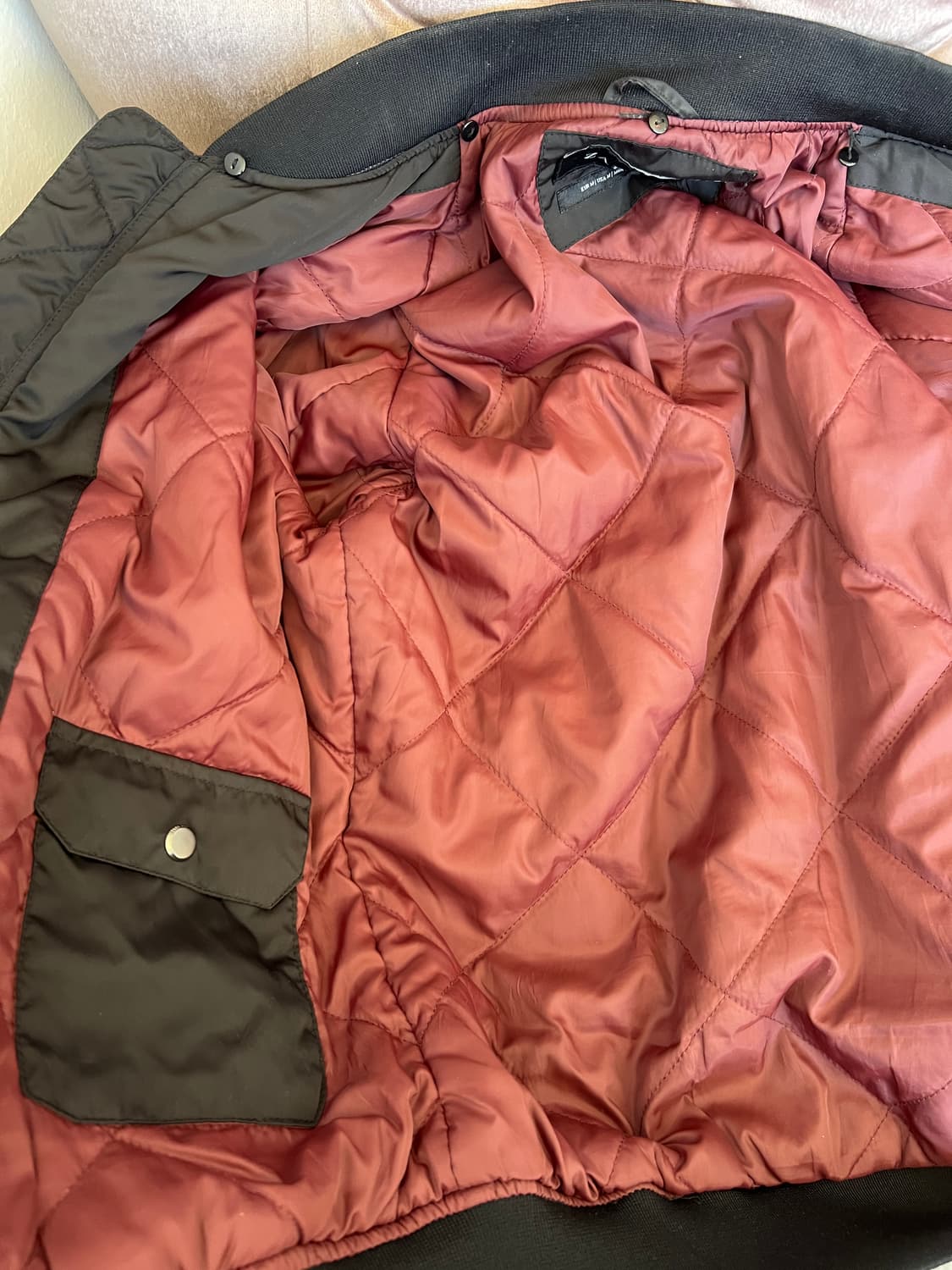 자라 남성 블랙 블루종점퍼 간절기패딩점퍼 상품이미지6