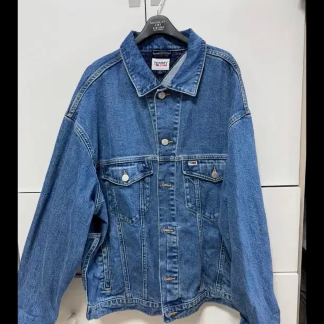 타미진스 에이든 플래그 데님 자켓 오버핏 S사이즈 상품이미지2