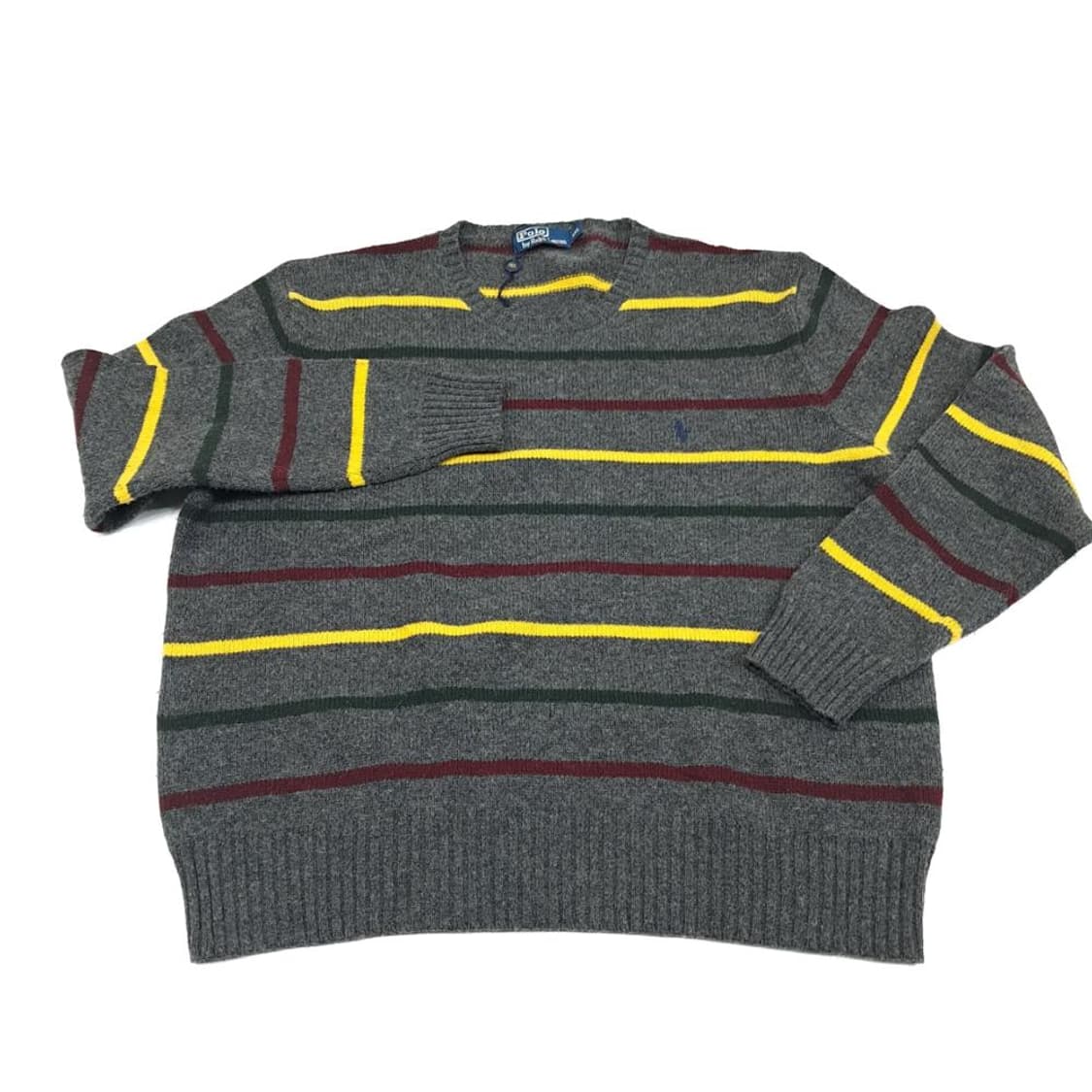 2XL 폴로 랄프로렌 그레이 램스울 니트 스웨터 knit (CS341) 상품이미지2