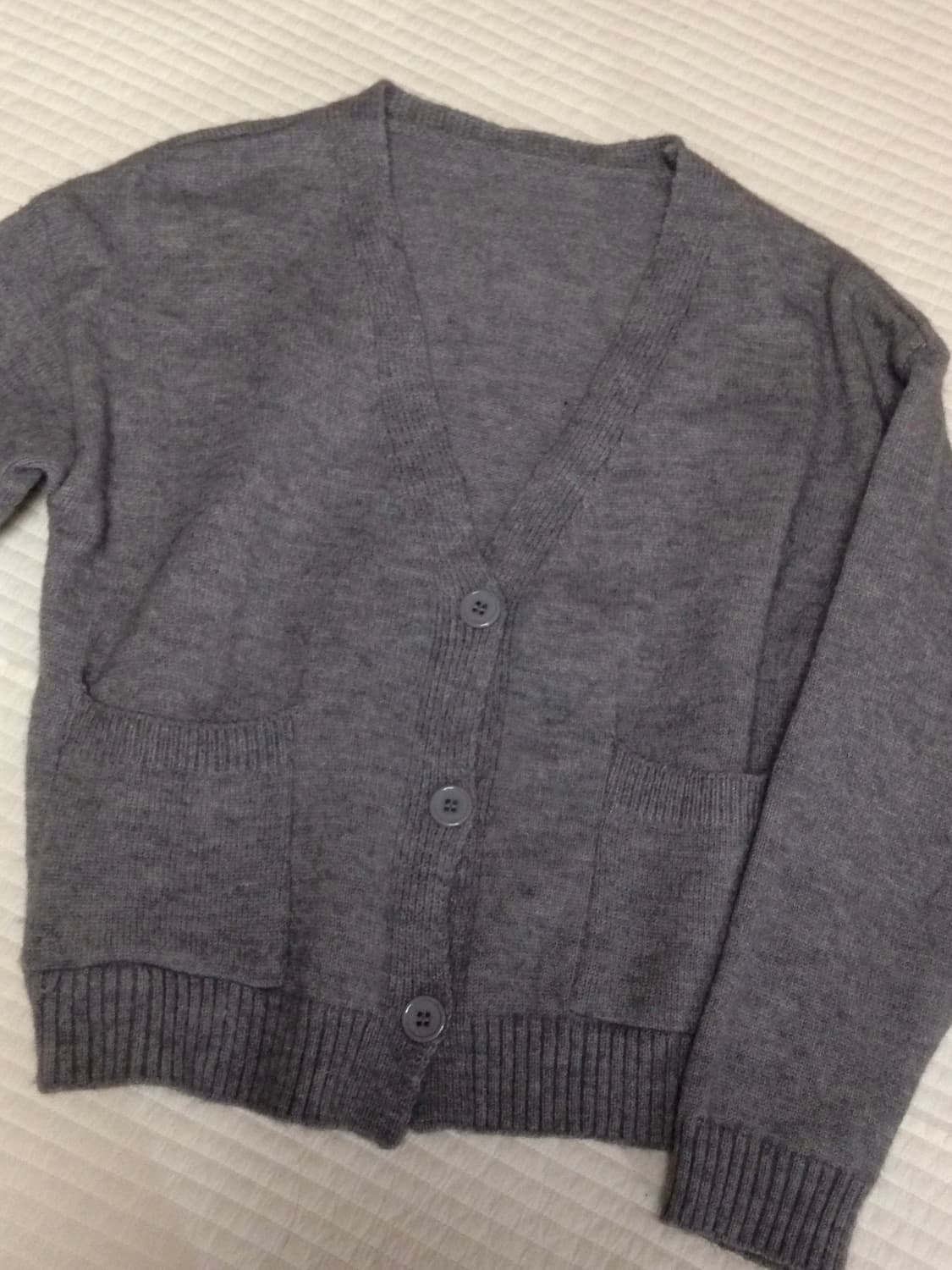 빈티지 그레이 가디건  상품이미지1