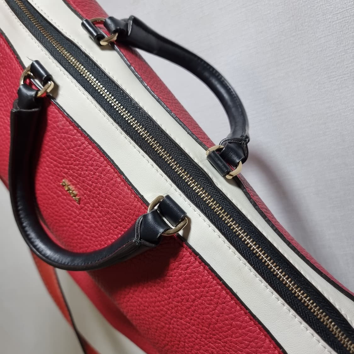 FURLA 훌라 소가죽 핸드백 토트백 숄더백 가방 - 상태훌륭 상품이미지7