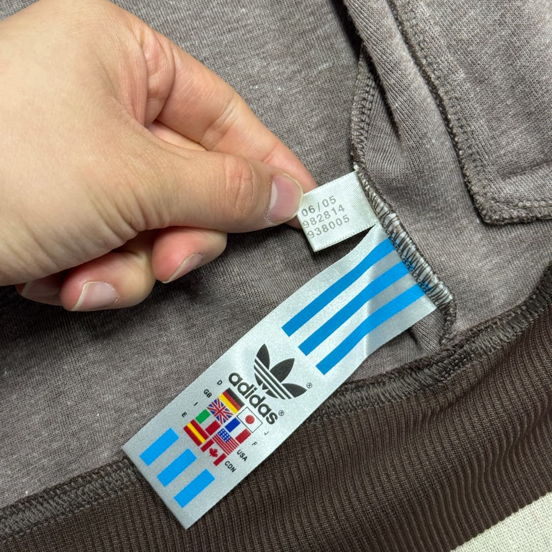 아디다스 00s 대장급 브라운 후드집업 트랙 져지 95 상품이미지6