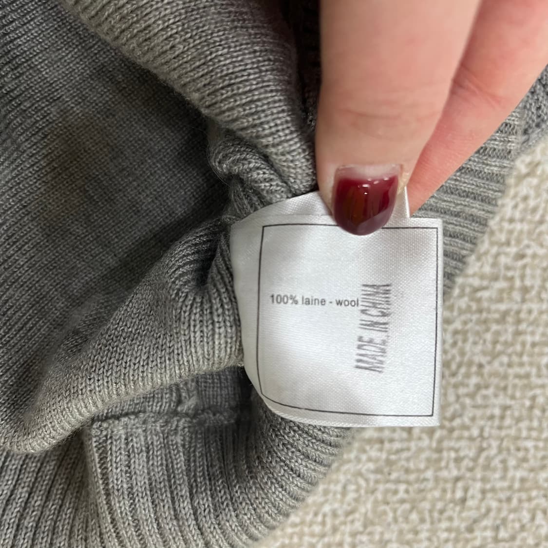 [42] 최고급 여성 울 집업 니트 가디건 0114M1 상품이미지3