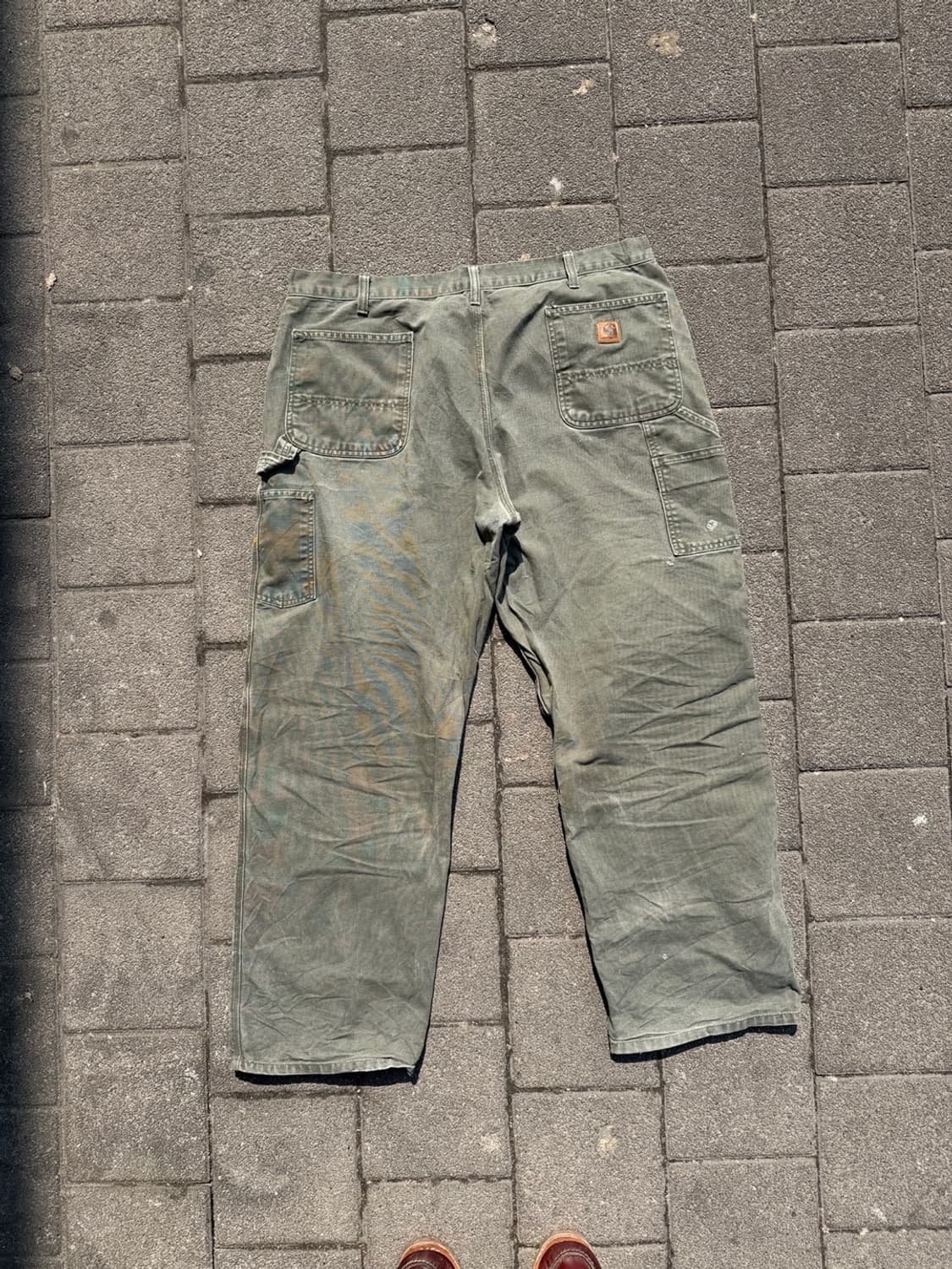 칼하트 카펜터 워크팬츠 모스그린 상품이미지6