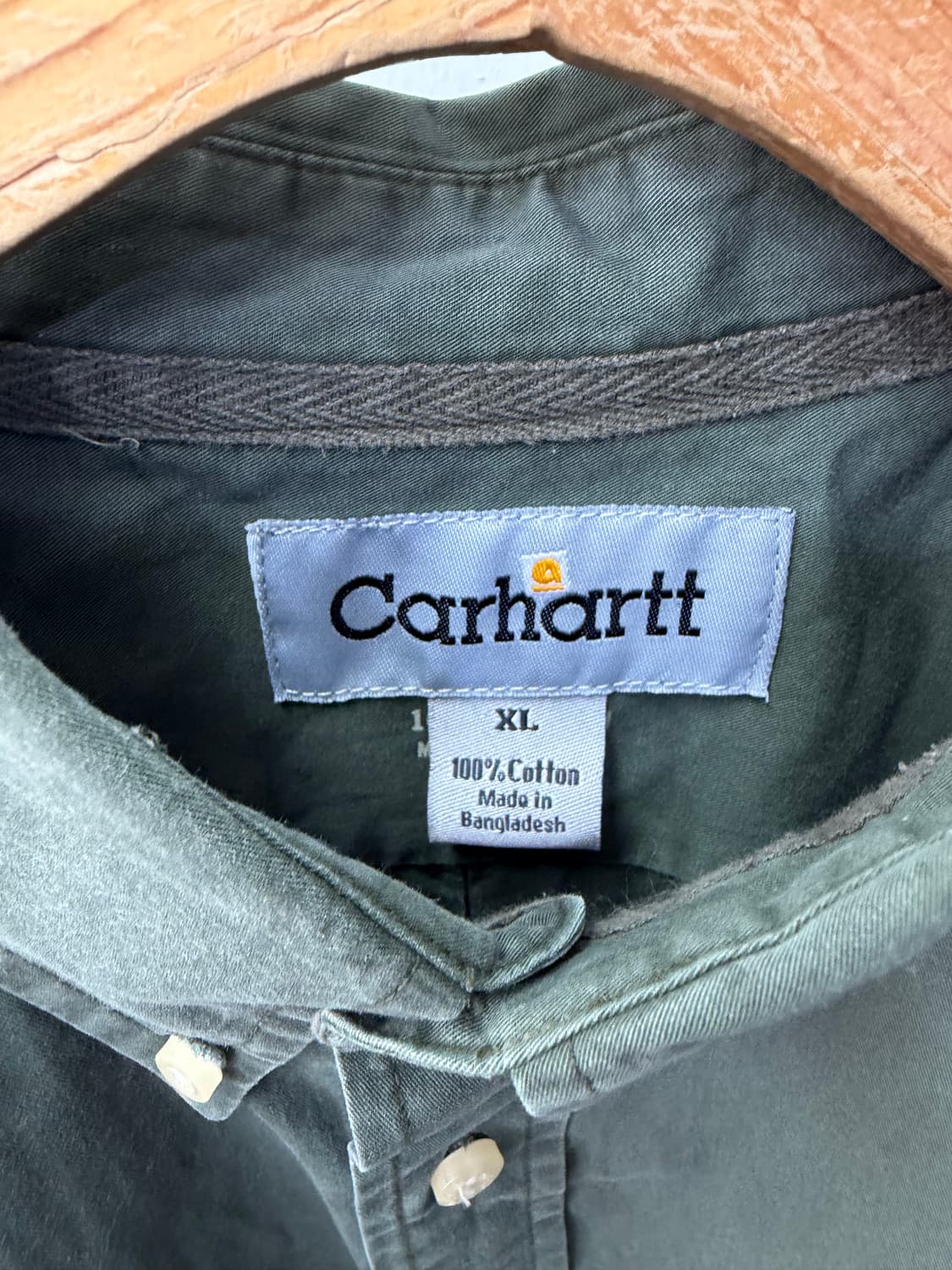 정품) 칼하트 올리브 그린 셔츠 XL 상품이미지5