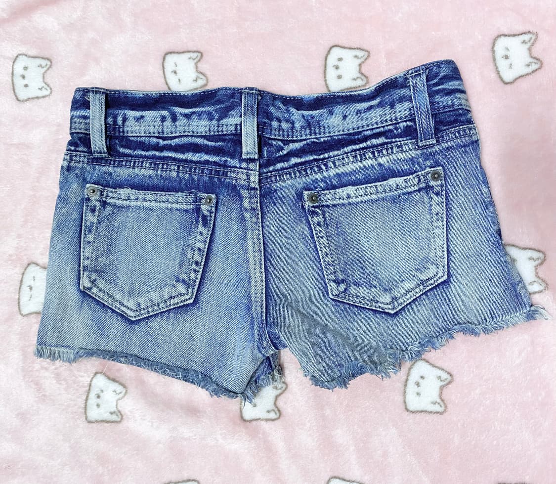 세실맥비 데님 반바지 y2k 펑크 갸루 와이즈걸 오네갸루 상품이미지2