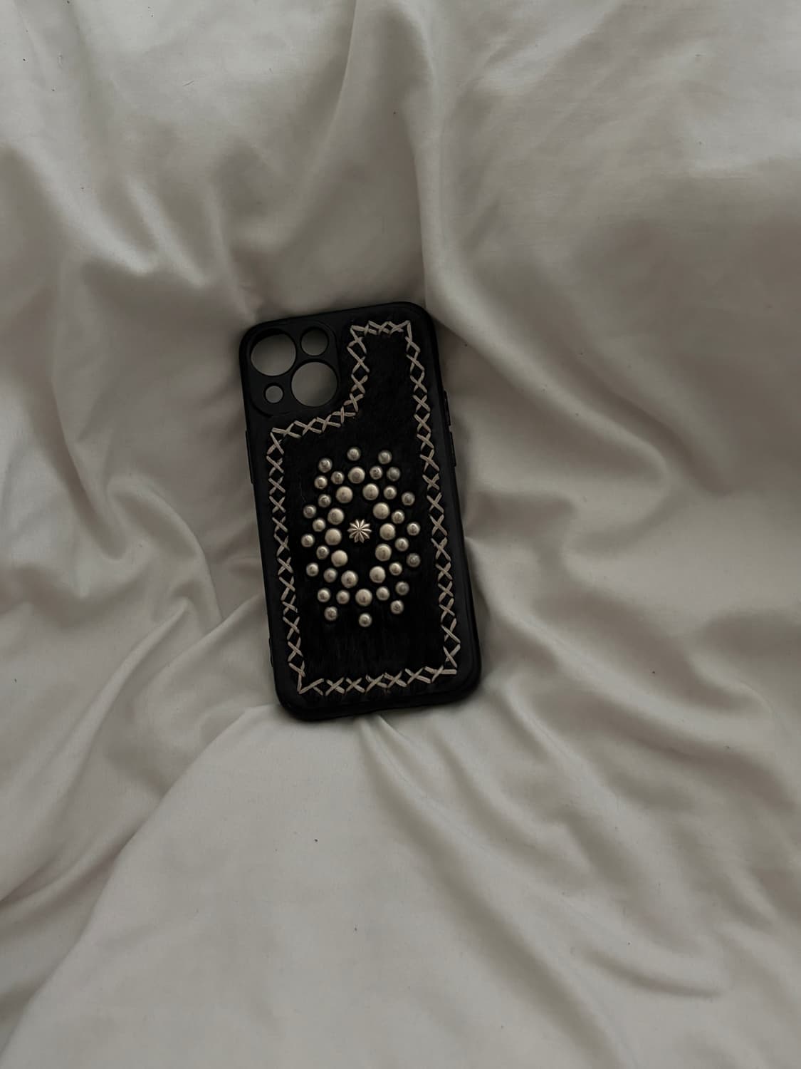 아이폰13미니 핸드메이드 퍼 케이스 상품이미지2