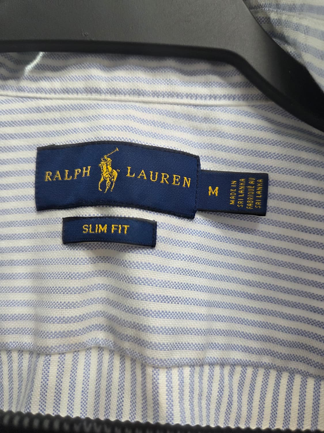 폴로 랄프로렌 스트라이프 옥스포드 셔츠(M) 상품이미지3