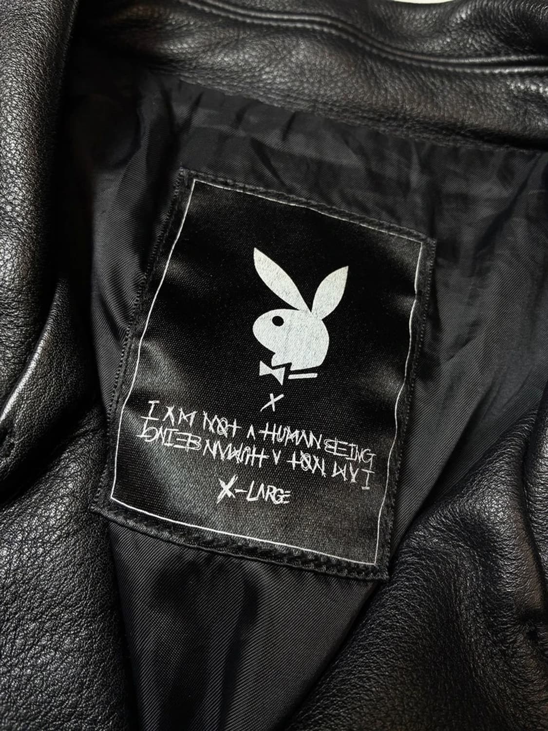 플레이보이 x 휴먼비잉 소가죽 라이더 자켓 PN8414 상품이미지9