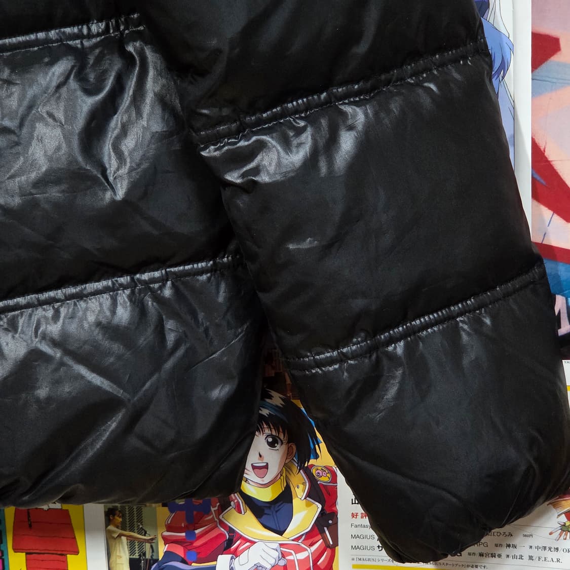 아디다스 퍼플 블랙  덕다운 패딩 상품이미지7