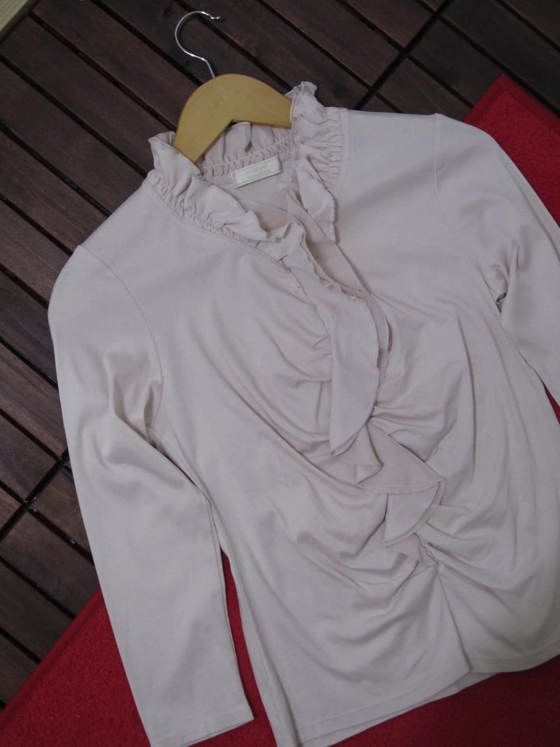 baby pink short frill lace sleeve 상품이미지4