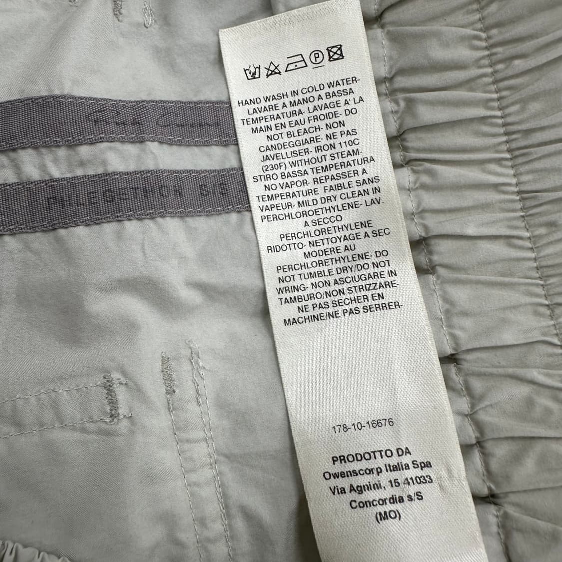 릭오웬스 남자 다크쉐도우 크롭팬츠 상품이미지5