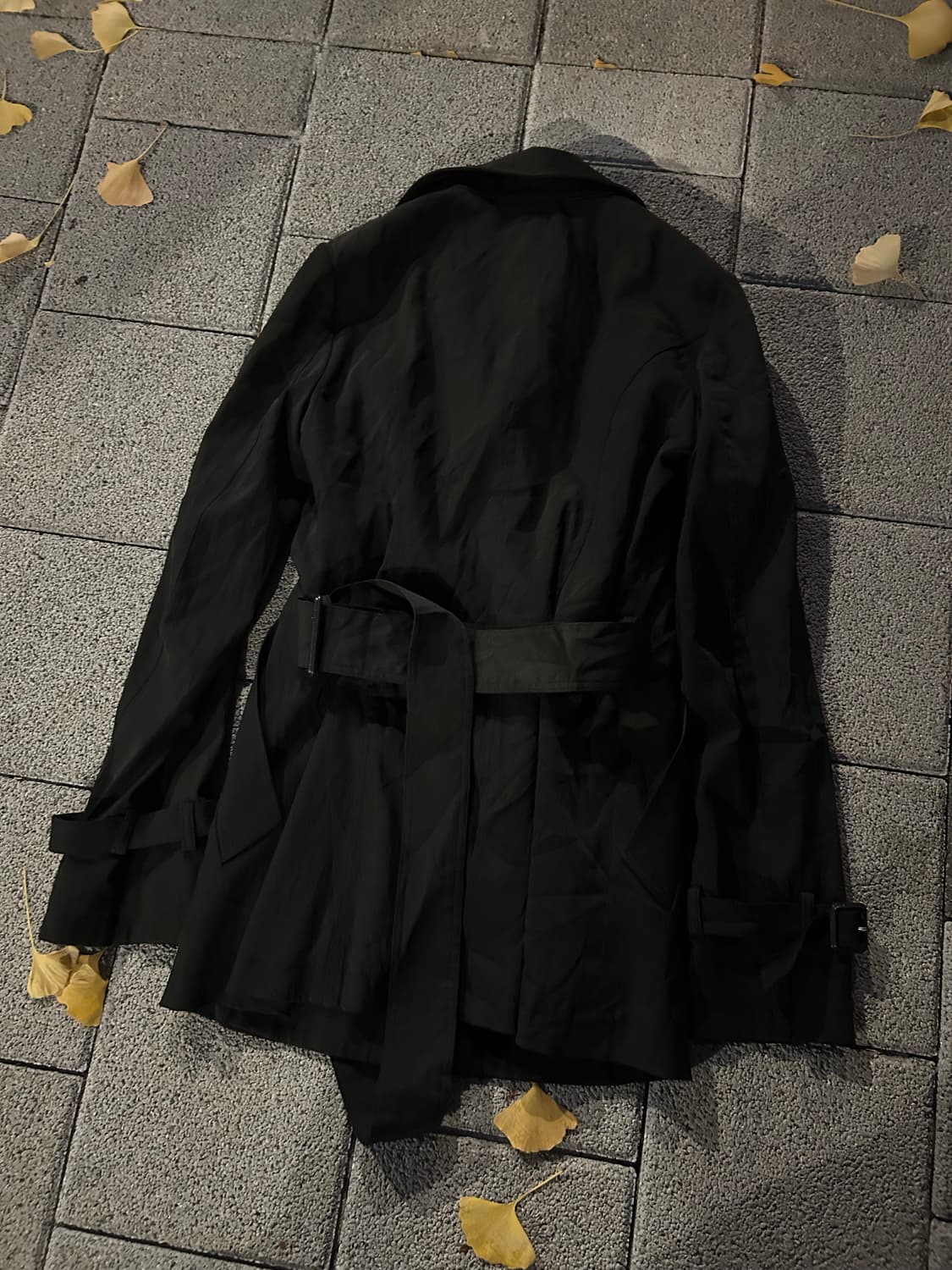 2000s JPN ingni 고딕 블랙 버튼 숏 코트자켓  상품이미지5