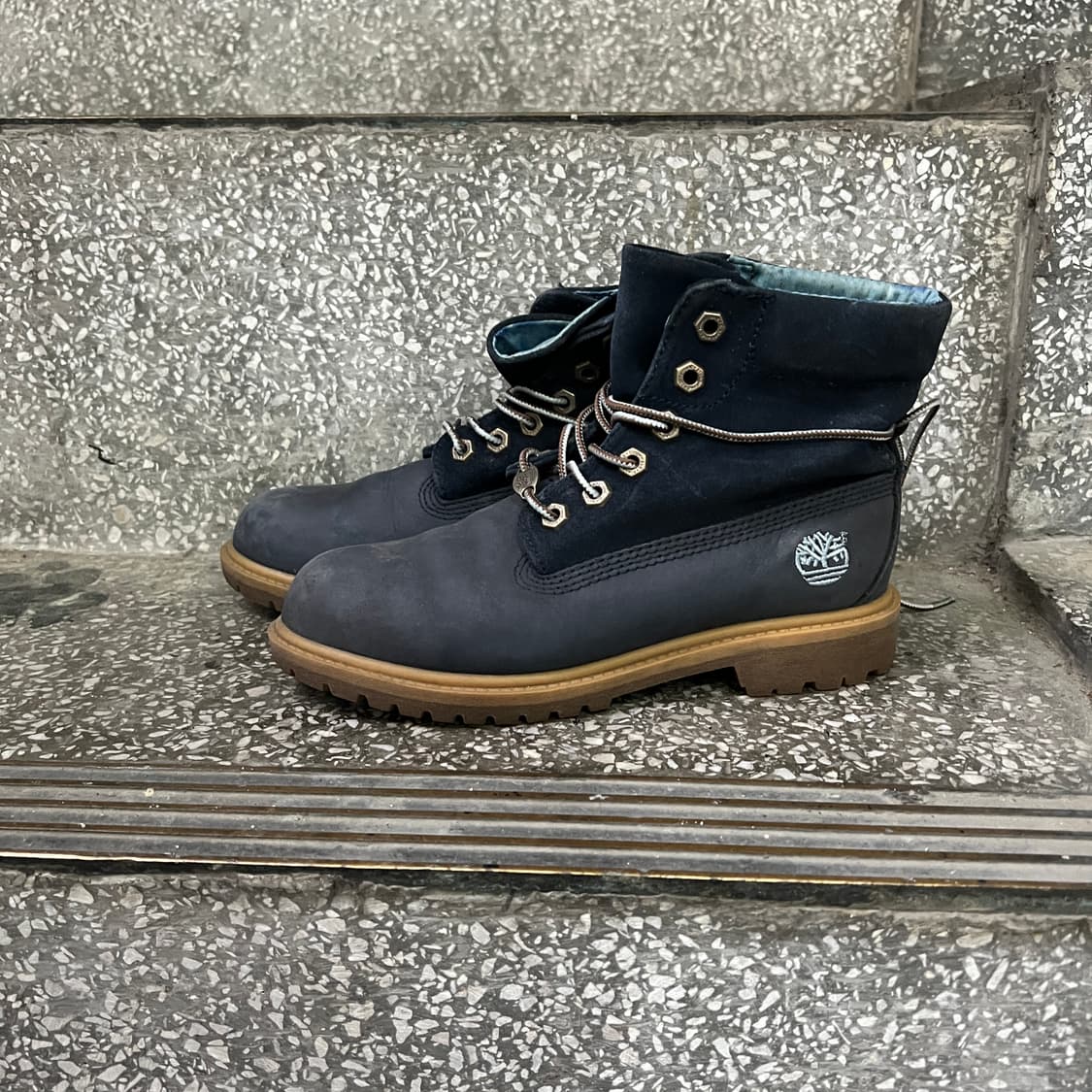 팀버랜드 롤탑 네이비 부츠 상품이미지2