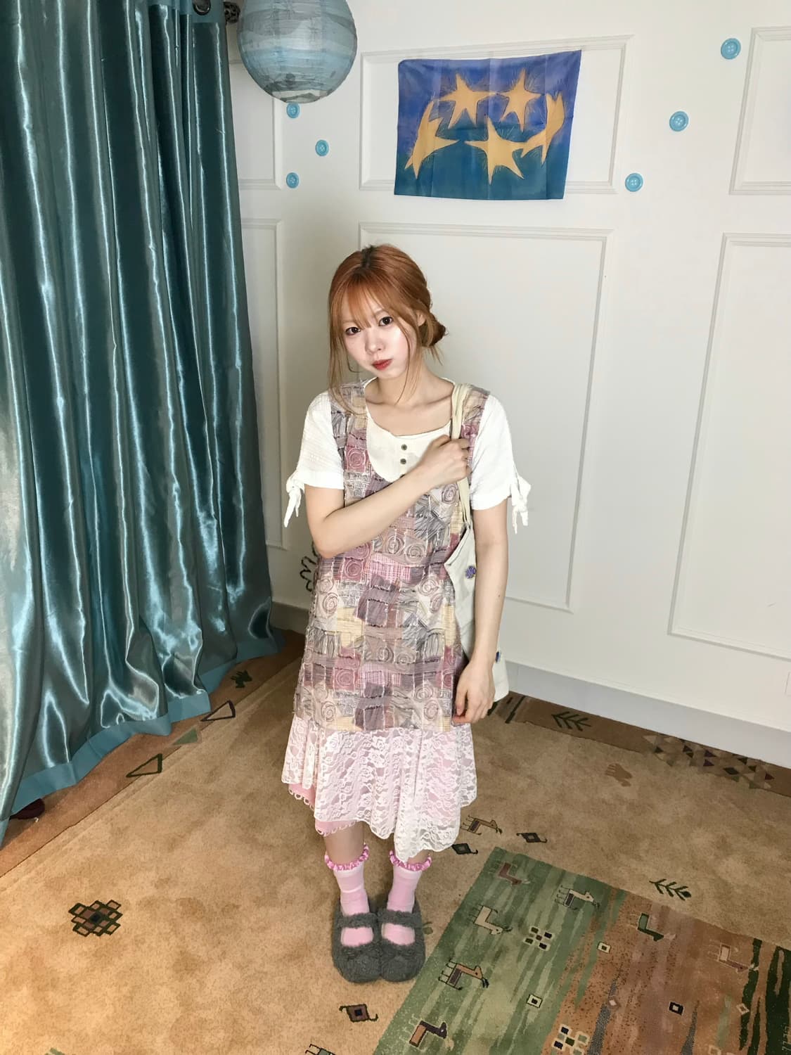 러블리한 솜사탕같고𓂃˖₊ 달달한 컵케크🧁 같기두한 코디셋𖧧 상품이미지4