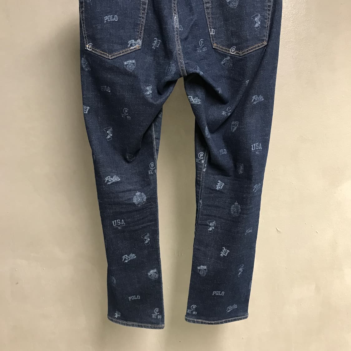 폴로 랄프로렌 멀티 로고 데님 팬츠 33/32 상품이미지3