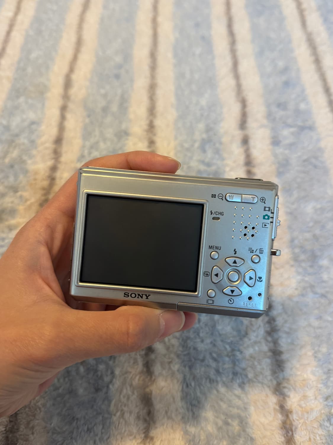 빈티지 소니 디카 dsc-t1 실버 카메라 상품이미지8