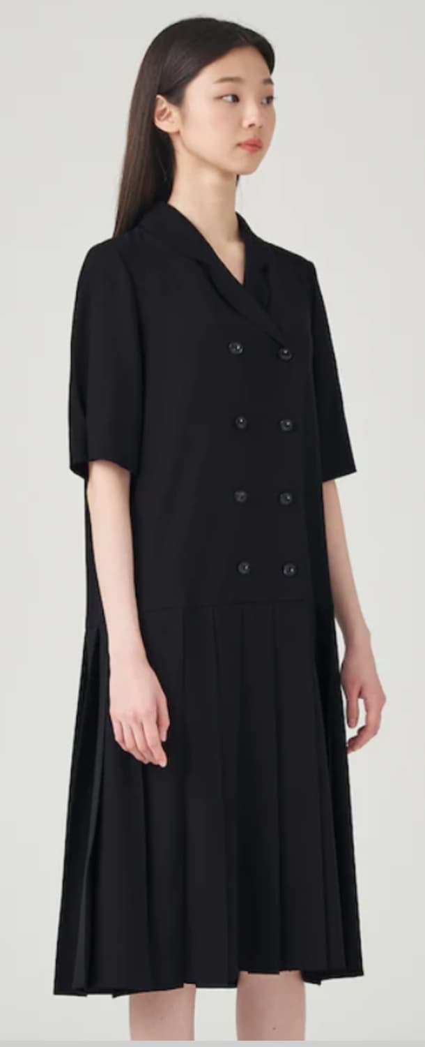 새상품) 빈폴 칼라 더블원피스 다크네이비(55사이즈) 상품이미지5