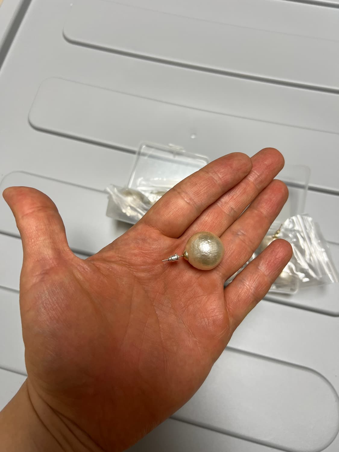 페이크 펄 진주 귀걸이 상품이미지10