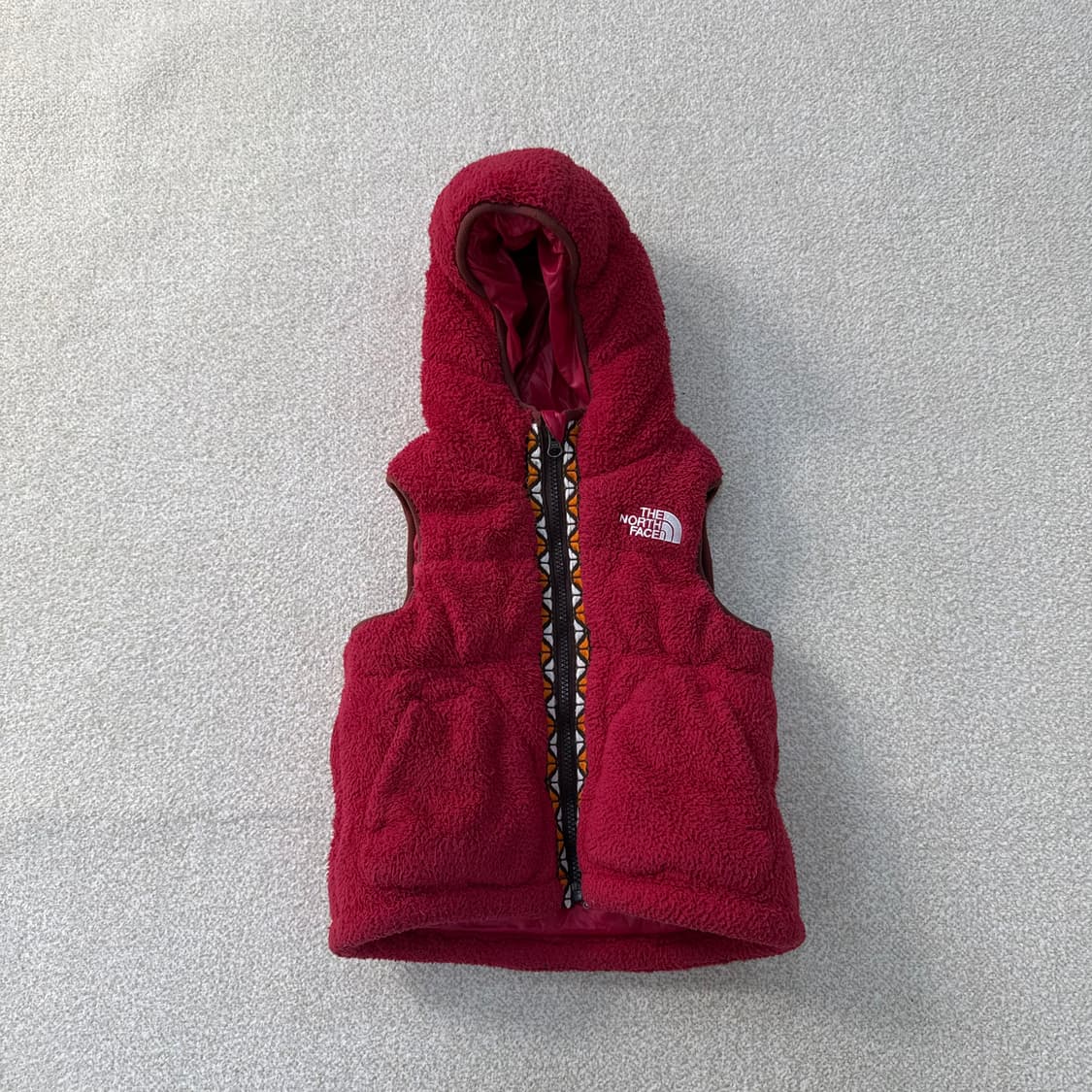 105 노스페이스 키즈 후리스 패딩조끼 0223T 상품이미지1