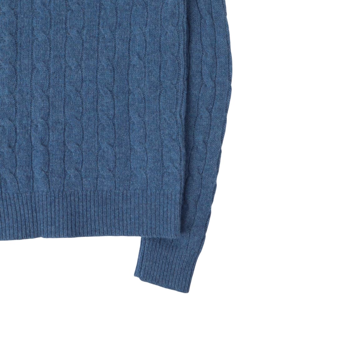 폴로 랄프로렌 다크블루 울 캐시미어 케이블 니트 상품이미지7