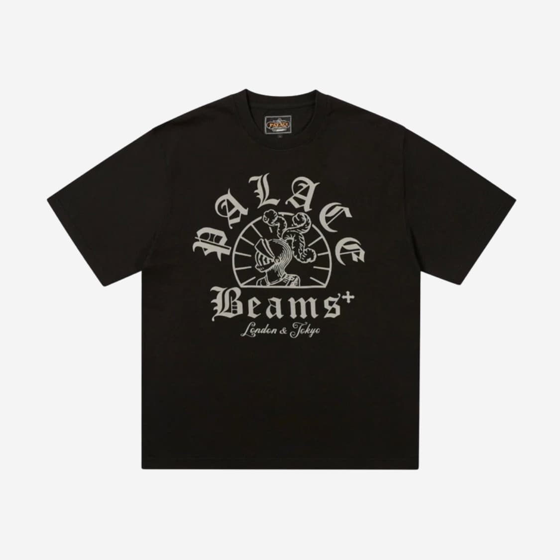 [L] 팔라스 x 빔즈 플러스 그래픽 티셔츠 블랙 - 24FW 상품이미지1