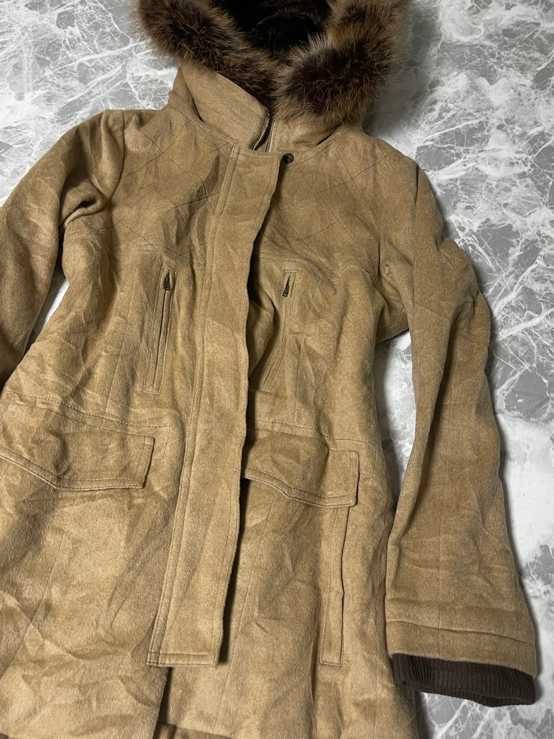 (Japanese vintage)suede fur jacket 상품이미지3
