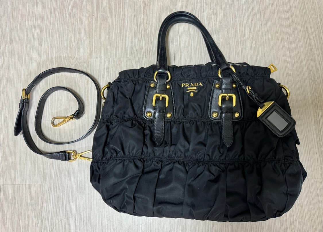 Prada 프라다 고프레 블랙 상품이미지3