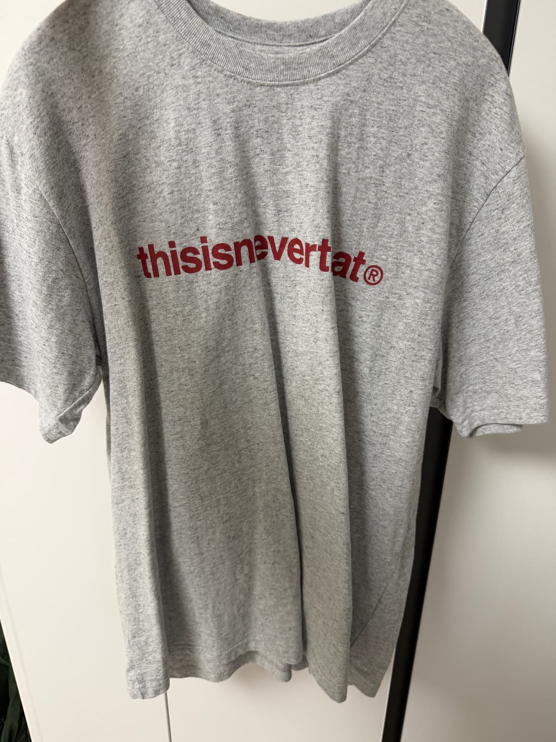 디스이즈네버댓 반팔 T-Logo Tee Heather Grey M 상품이미지3