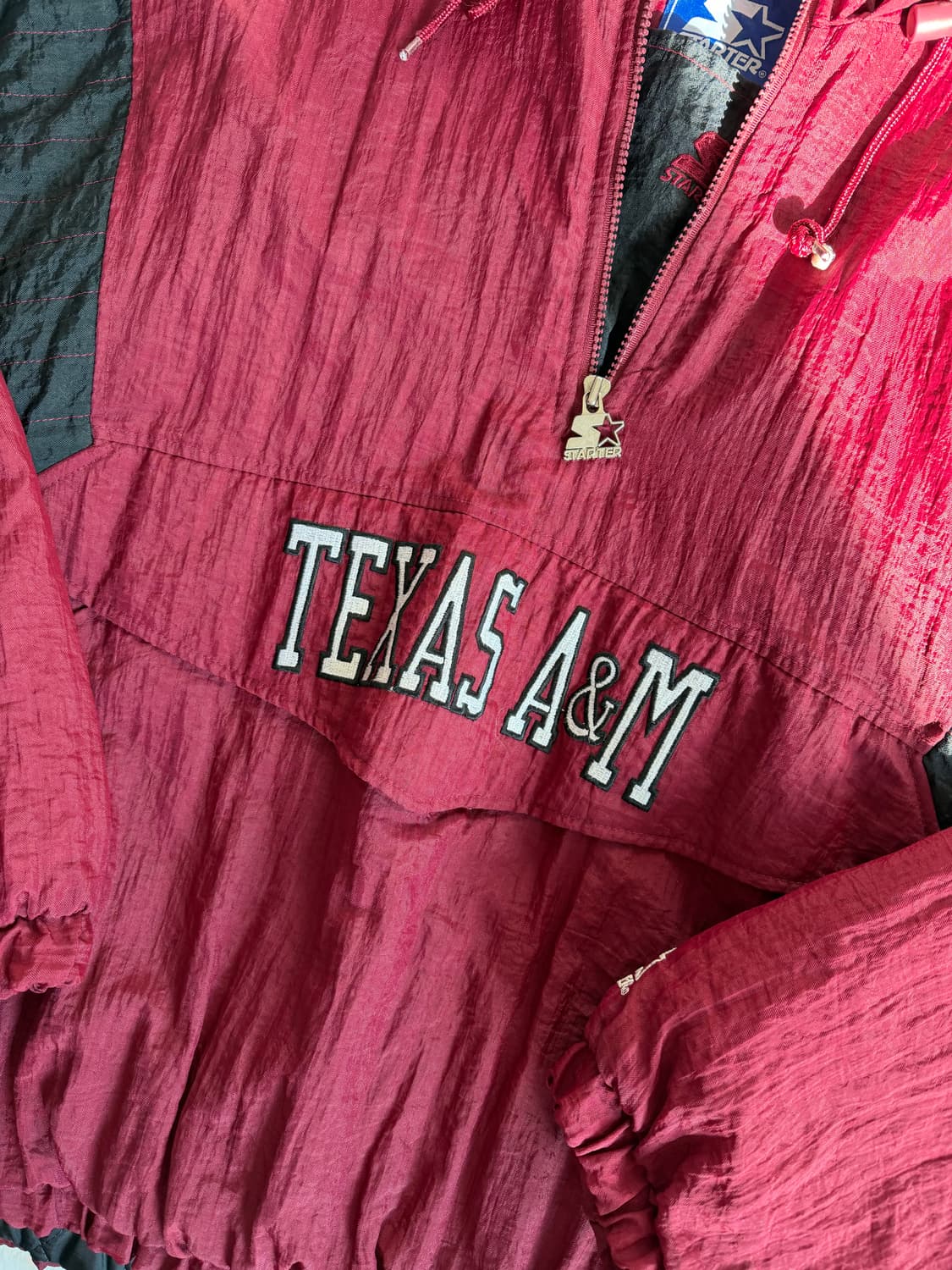 Starter Texas A&M Aggies 풀오버 아노락 재킷 상품이미지3