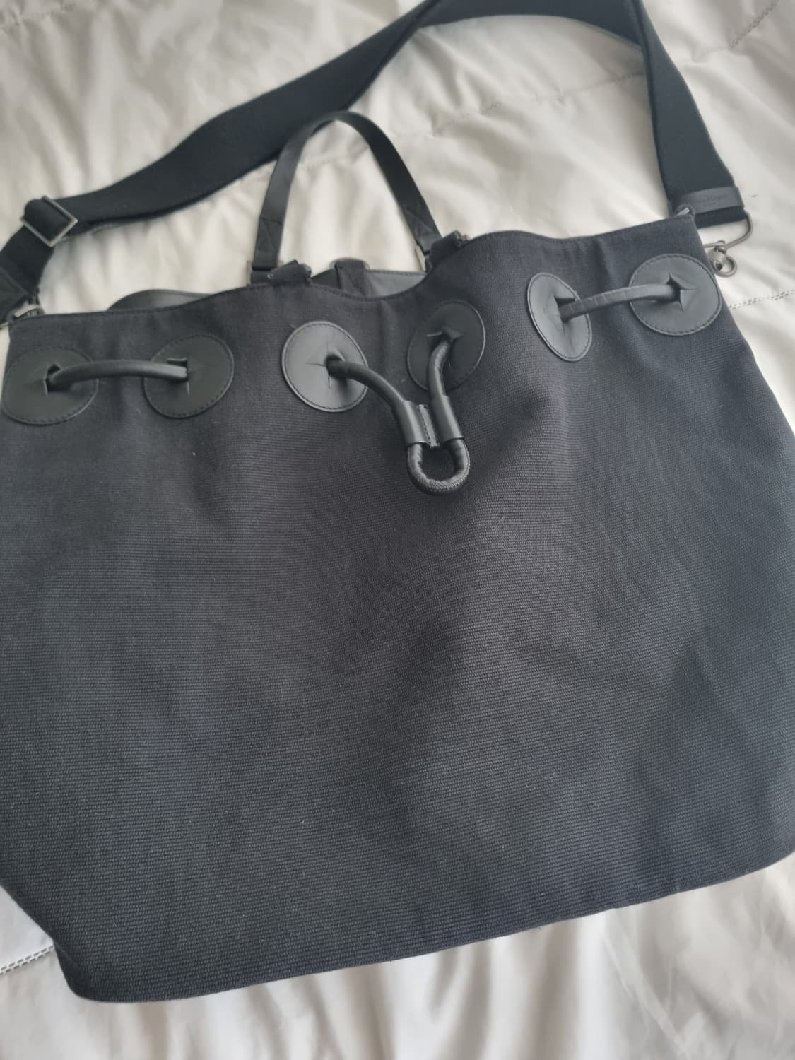 Maison margiela canvas 2way bag black 상품이미지2