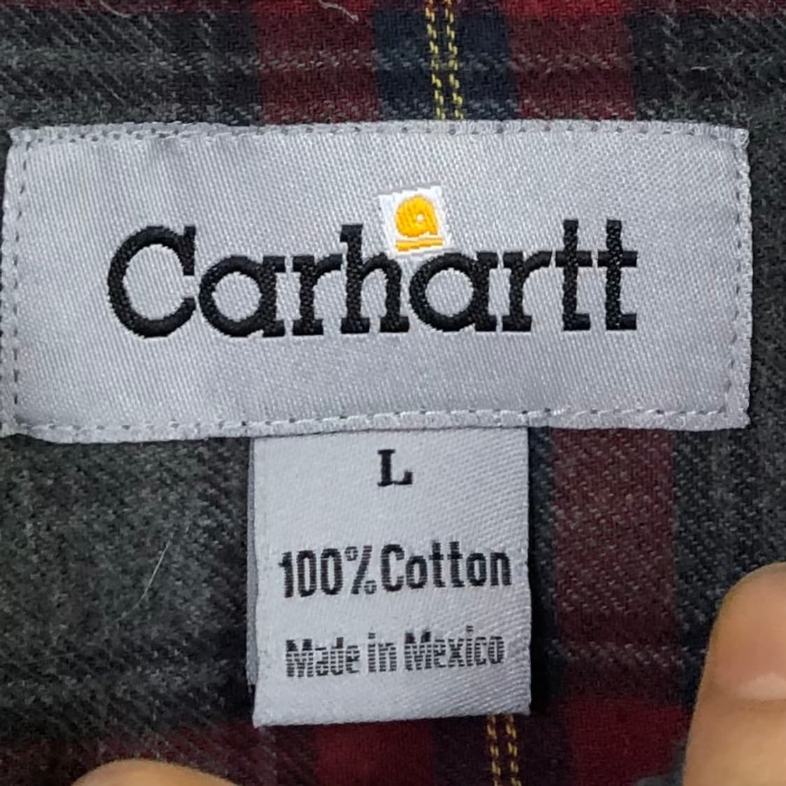 L 칼하트 체크 워크 셔츠 상품이미지3