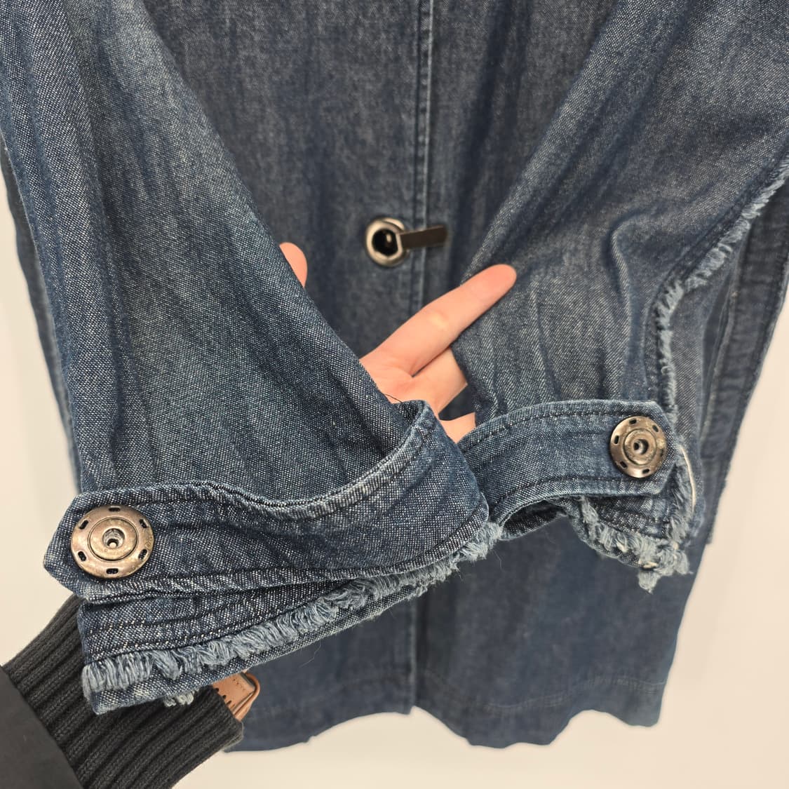 데님 롱 코트 / 빈티지 데님코트 상품이미지7