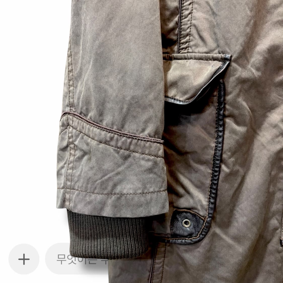 빈티지 밀리터리 디테일 코트 (L) 상품이미지4