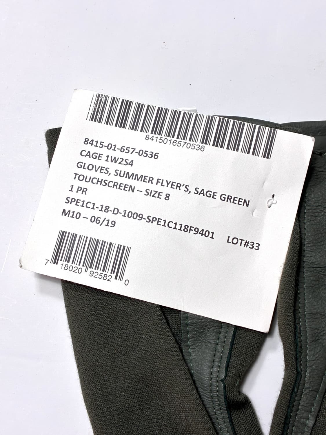 미군 조종사 지급 사계용 장갑  상품이미지3