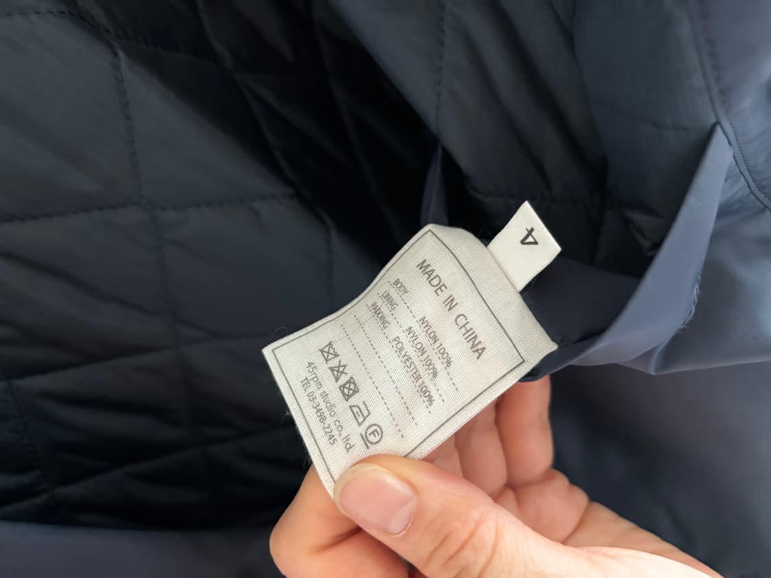 45R 네이비 코트 4사이즈 상품이미지5