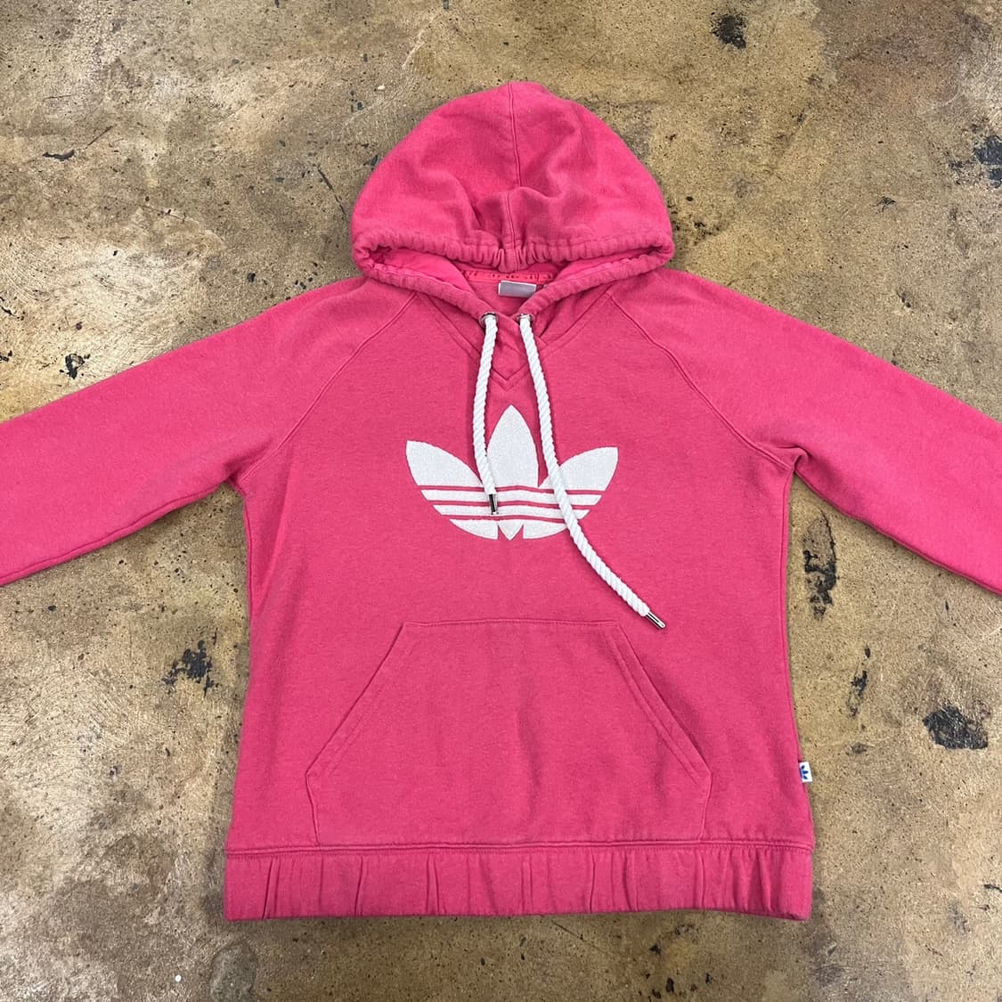 아디다스 핑크 로고 후드티 95 상품이미지3