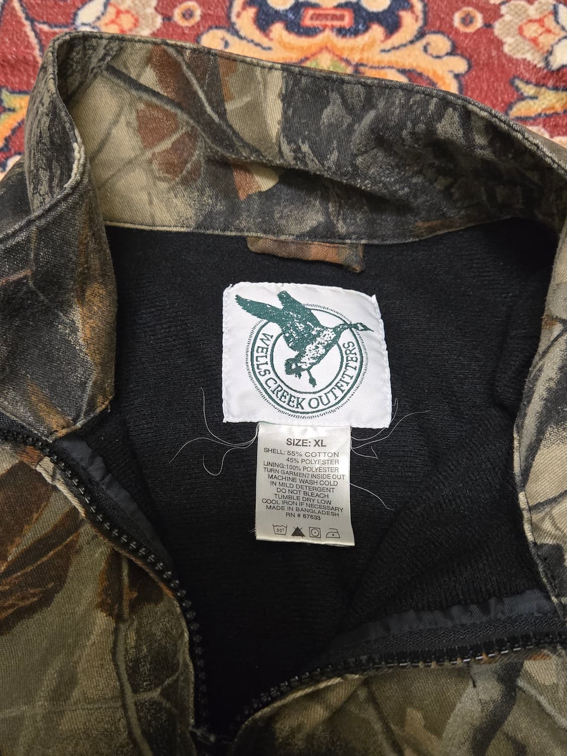 Wells Creek Outfitters 리얼트리 카모 자켓 XL 상품이미지4