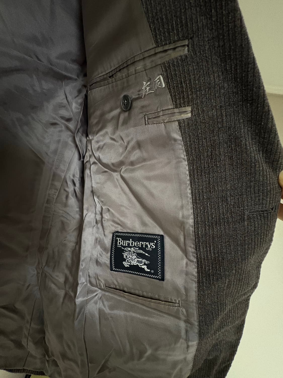 버버리 코듀로이 자켓 상품이미지2