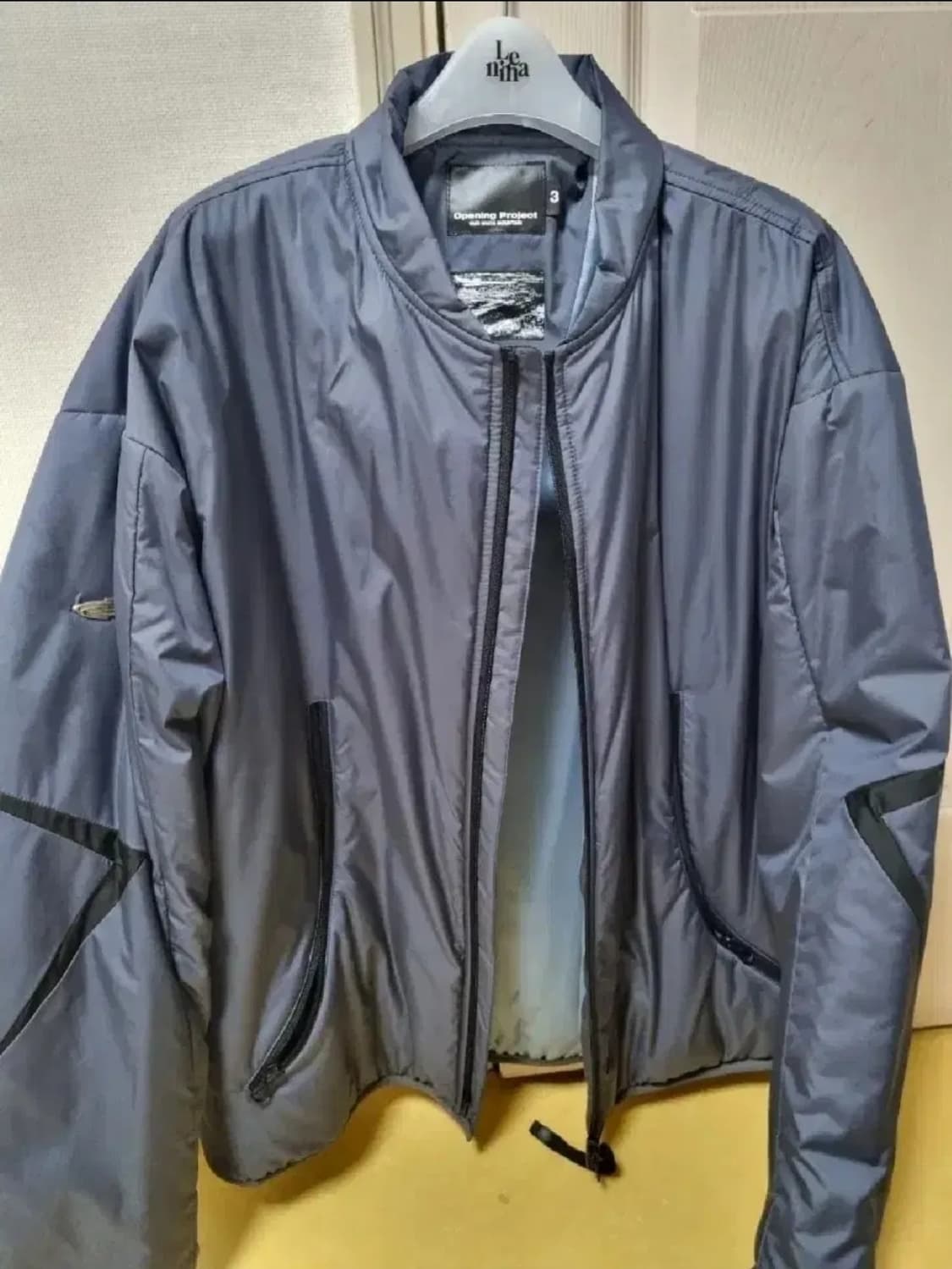 오프닝프로젝트 에디션 봄버 자켓 차콜 상품이미지1