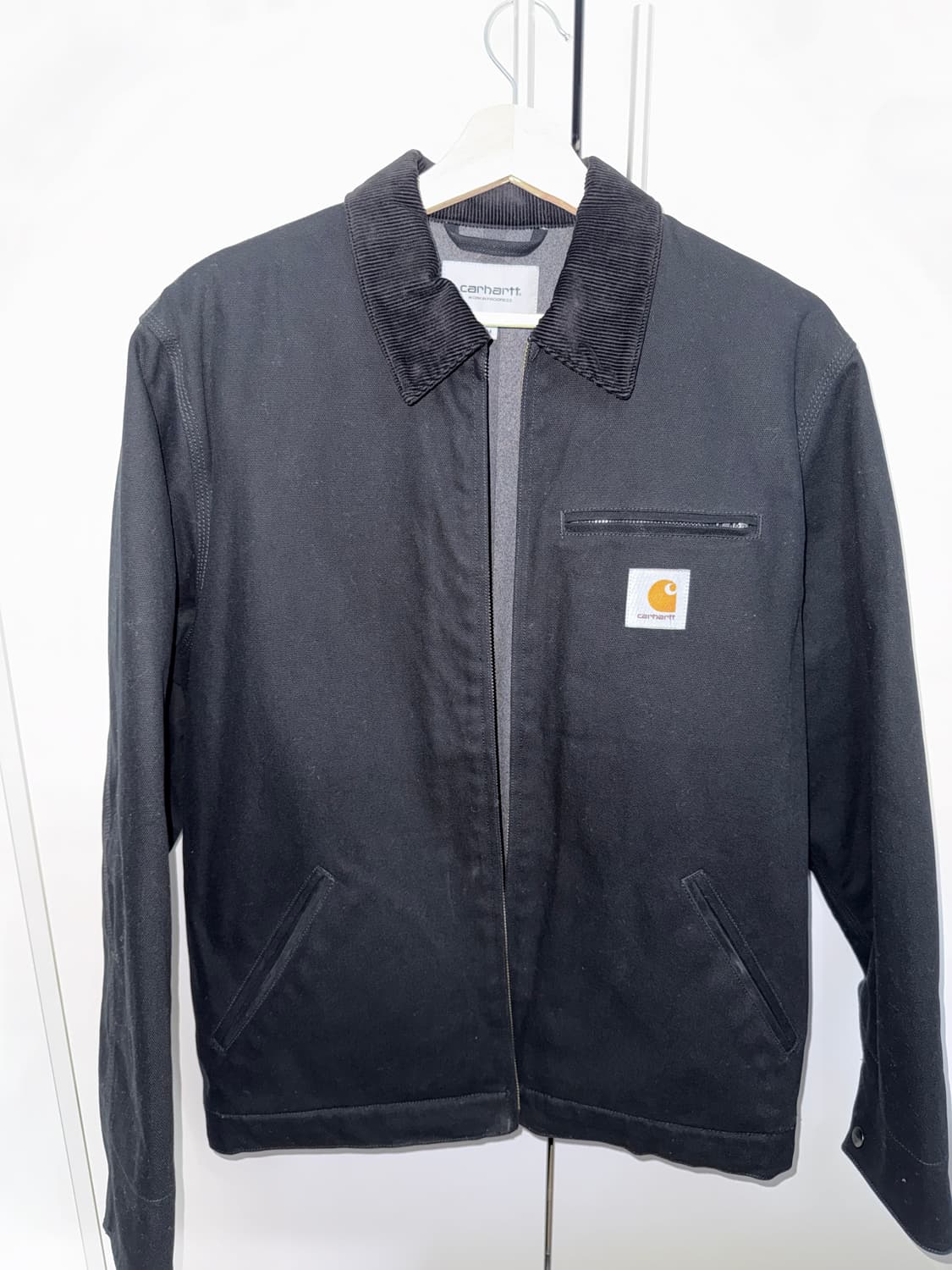 칼하트 WIP 라인드 디어본 캔버스 디트로이트 자켓 상품이미지2