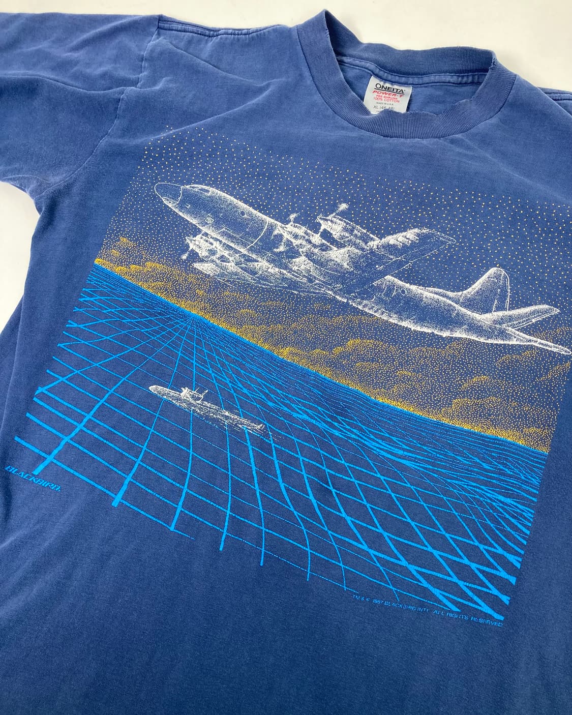 80s Single Stitched Tee (navy) 상품이미지4