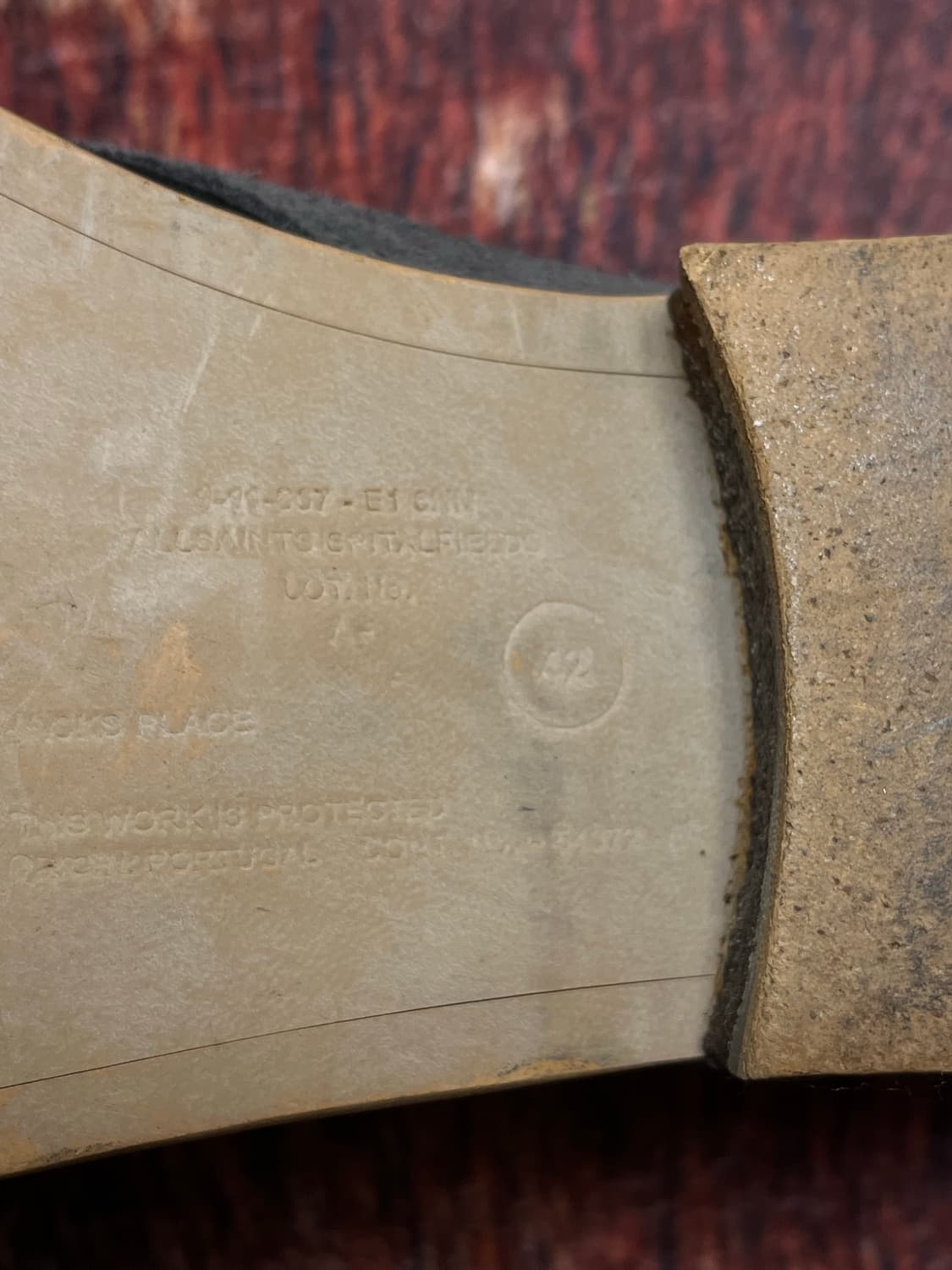 [270] 올세인츠 스웨이드 처카부츠 네이비그레이 상품이미지7