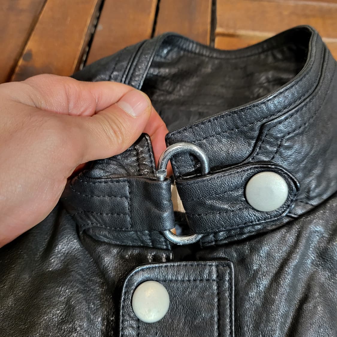 KIM'S 레더 자켓 (OS) 상품이미지6