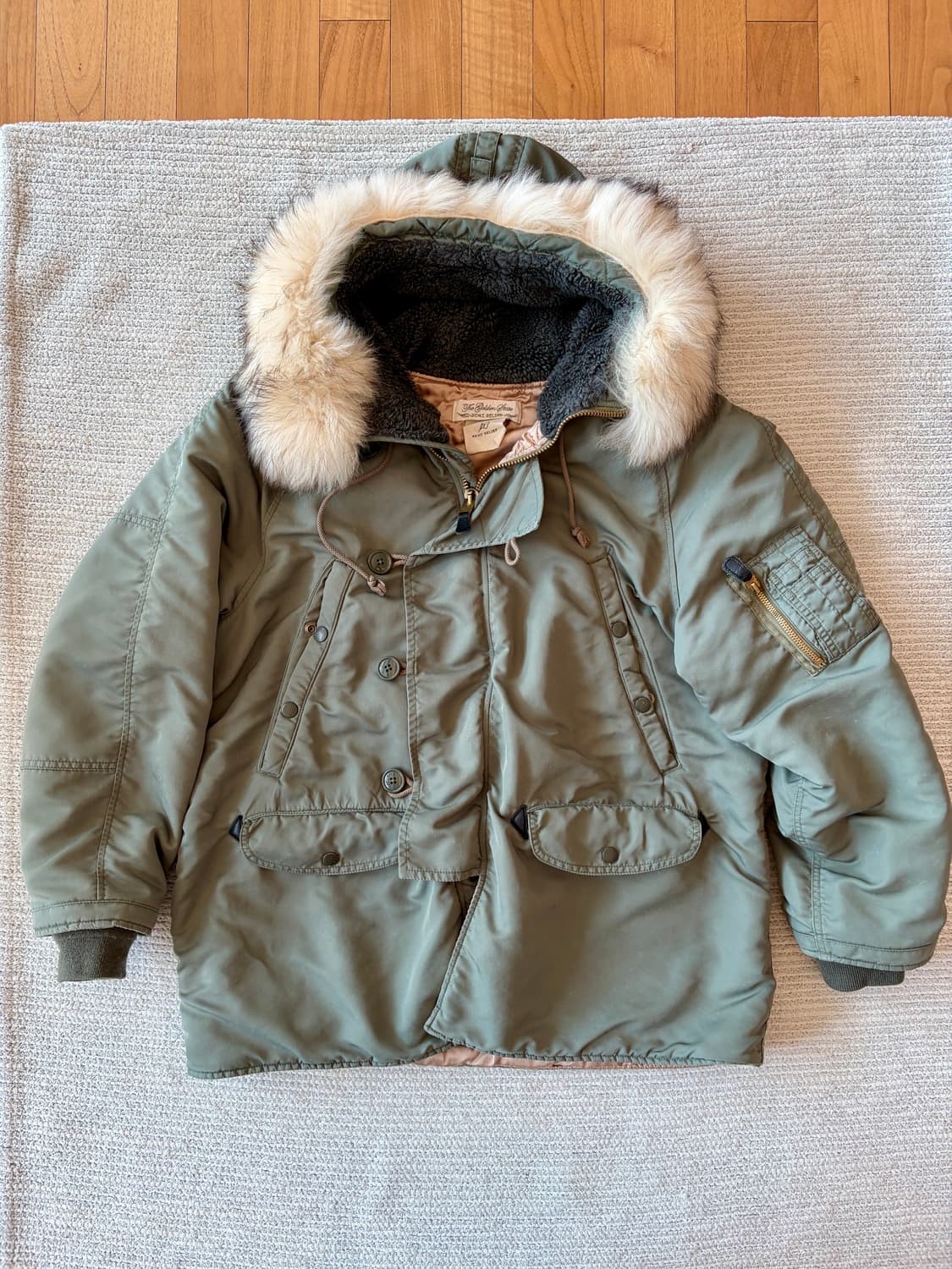 Recycled Nylon Twill N-3B Coat Sage 상품이미지1